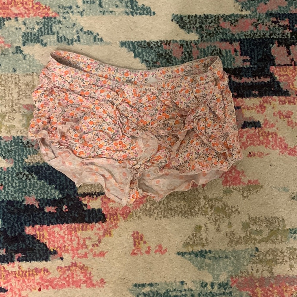 floral sleep shorts
